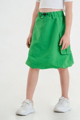 Wholesale Girls Skirt 10-15Y Cemix 2033-2939-3 Зелёный 