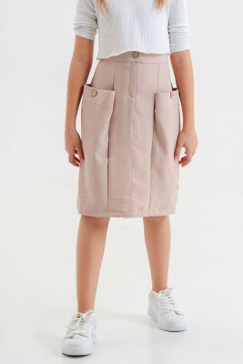 Wholesale Girls Skirt 4-9Y Cemix 2033-2929-2 Bej