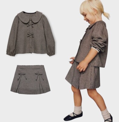 Wholesale Girl's Skirt and Blouse Set 2-10Y KidsRoom 1031-8056 - KidsRoom