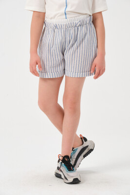 Wholesale Girls Striped Shorts 8-15Y Jazziee 2051-241Z4ALS02 - Jazziee