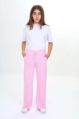 Wholesale Girls Sweatpants 11-14Y Nickel 2060-20086-3 Light Pink