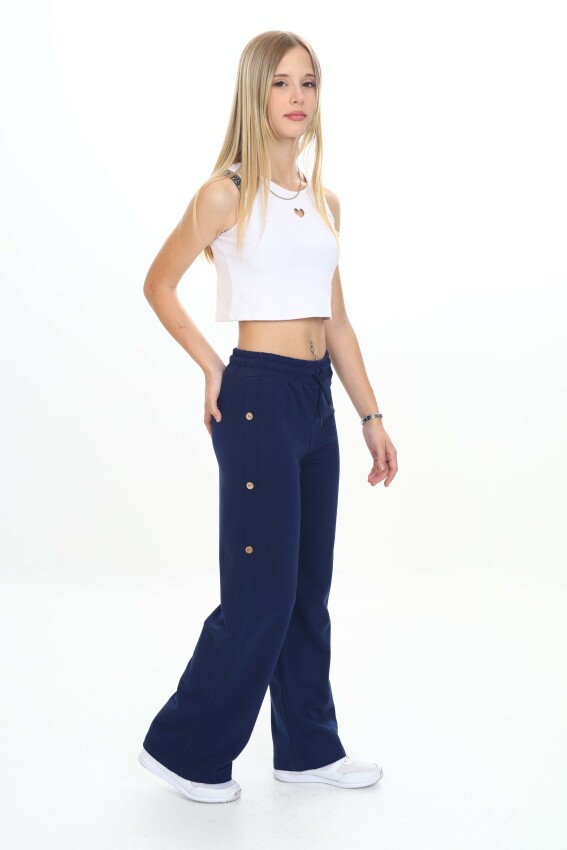 Wholesale Girl's Sweatpants 11-14Y Nickel 2060-20105-3 - 2