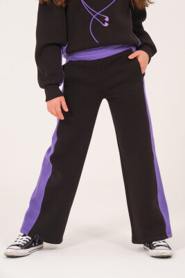 Wholesale Girls Sweatpants 8-15Y Jazziee 2051-252J4MTY06 Black