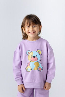 Wholesale Girls Sweatshirt 3-14Y Zeyland 1070-241Z4SVB61 Lilac