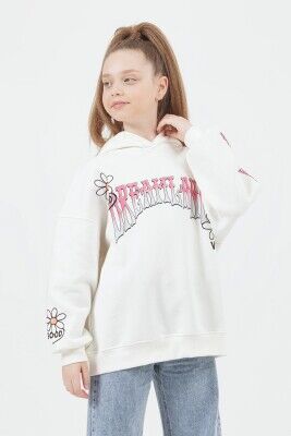 Wholesale Girls Sweatshirt 9-14Y DMB Boys&Girls 1081-9706 Ecru