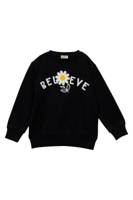 Wholesale Girl's Sweatshirt with Flower Accessories 1-12Y Zeyland 1070-252Z4KEP65-A - Zeyland