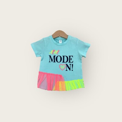 Wholesale Girls T-shirt 1-4Y Algiy Mini 2047-3510 - 5