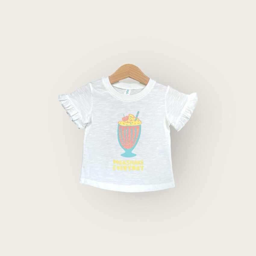 Wholesale Girls T-shirt 1-4Y Algiy Mini 2047-3512 - 3