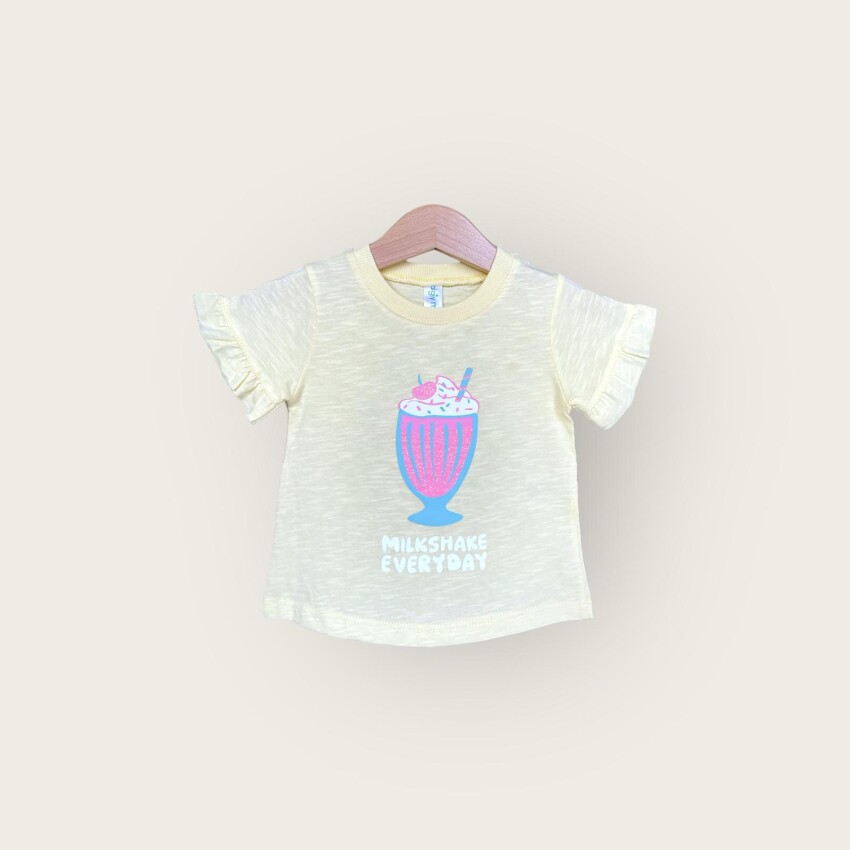 Wholesale Girls T-shirt 1-4Y Algiy Mini 2047-3512 - 4