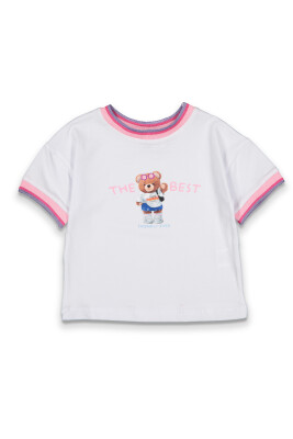 Wholesale Girls T-shirt 2-5Y Tuffy 1099-1952 Ecru