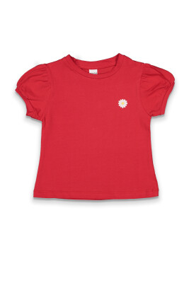 Wholesale Girls T-shirt 2-5Y Tuffy 1099-1960 Red
