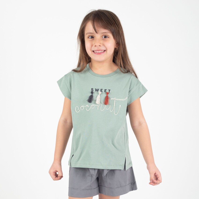 Wholesale Girls T-shirt 6-9Y Divonette 1023-8238-3 - 1