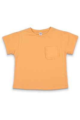 Wholesale Girls T-shirt 6-9Y Tuffy 1099-2028 Oranj 