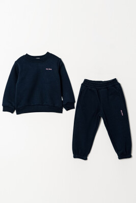 Wholesale Girls Tracksuit Set 2-5Y Tuffy 1099-01063 Tuffy 1099-01063 Navy 