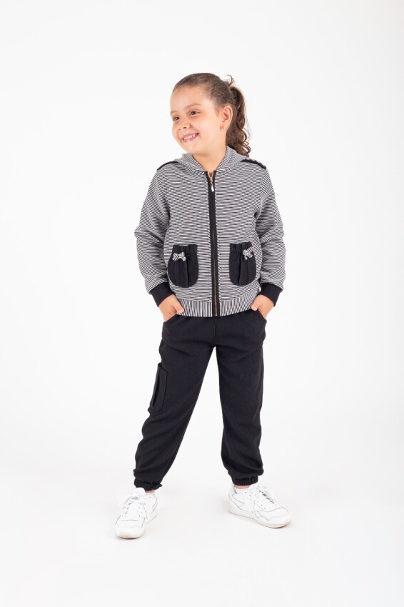 Wholesale Girls Tracksuit Set 4-8Y Pafim 2041-K24-8002 - 1