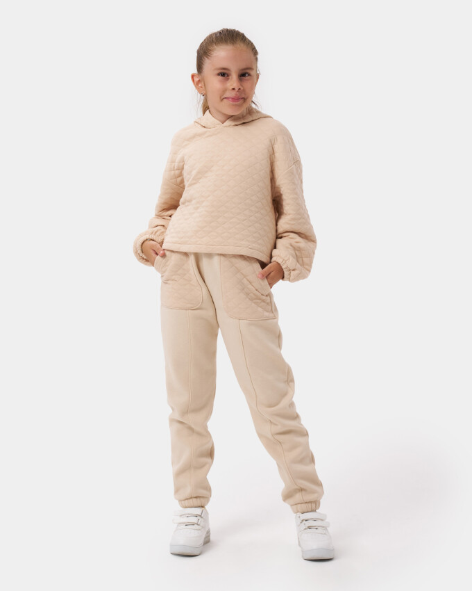 Wholesale Girl's Tracksuit Set 7-10Y Miniloox 1054-24476 - 1