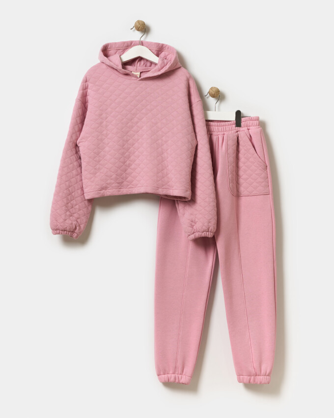 Wholesale Girl's Tracksuit Set 7-10Y Miniloox 1054-24476 - 2