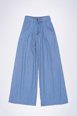 Wholesale Girls Denim Pants 11-15Y 2033-2043-3 Blue