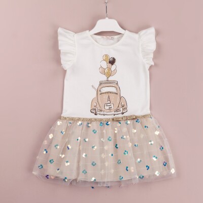 Wholesale Girls Tulle Dress 1-4Y BabyRose 1002-4140 - BabyRose