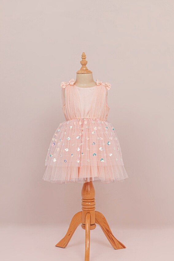 Wholesale Girls Tulle Dress 1-4Y BabyRose 1002-4142 - 1