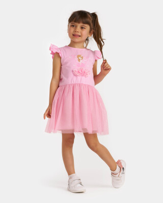 Wholesale Girls Tulle Dress 2-5Y Bupper Kids 1053-24722 - Bupper Kids (1)
