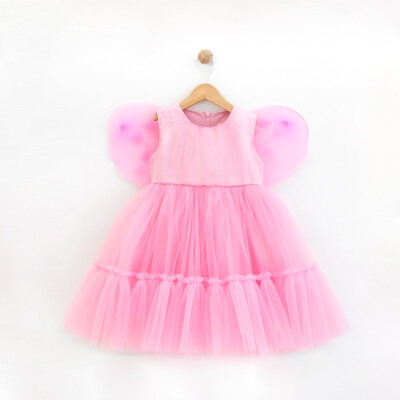 Wholesale Girls Tulle Dress 2-5Y Lilax 1049-6012 - 1