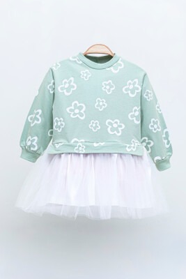 Wholesale Girls Tulle Dress 2-5Y Tuffy 1099-554 - 2