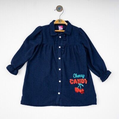 Wholesale Girls Tunic 2-5Y Timo 1018-T4KDÜ042223262 Navy 