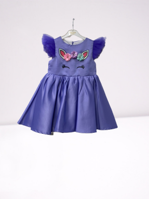 Wholesale Girls Unicorn Dress 3-6Y Eray Kids 1044-9296 - Eray Kids (1)