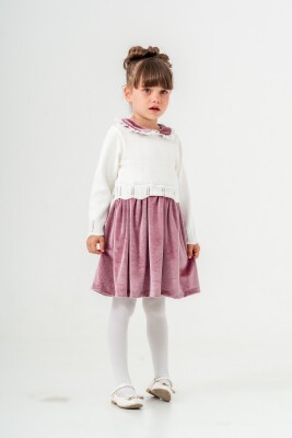 Wholesale Girls Velvet Dress 2-5Y Eray Kids 1044-6342 - Eray Kids (1)