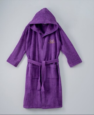 Wholesale GirlsBathrobe 13-16Y Ramel Tekstil 1072-406 Purple