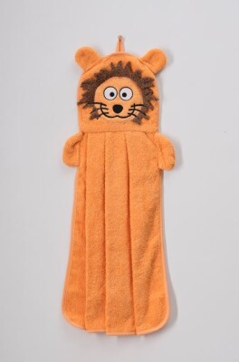 Wholesale Kids Towel with Animal Figure 50*70 1-8Y Ramel Kids 1072-868 Orange