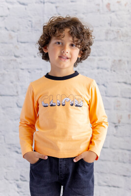 Wholesale Printed Long Sleeve T-Shirt for Boys 1-12Y Zeyland 1070-252Z3EZF51 - 1