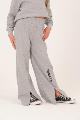 Wholesale Printed Sweatpants for Girls 8-15Y Jazziee 2051-252J4MTG06 - 2