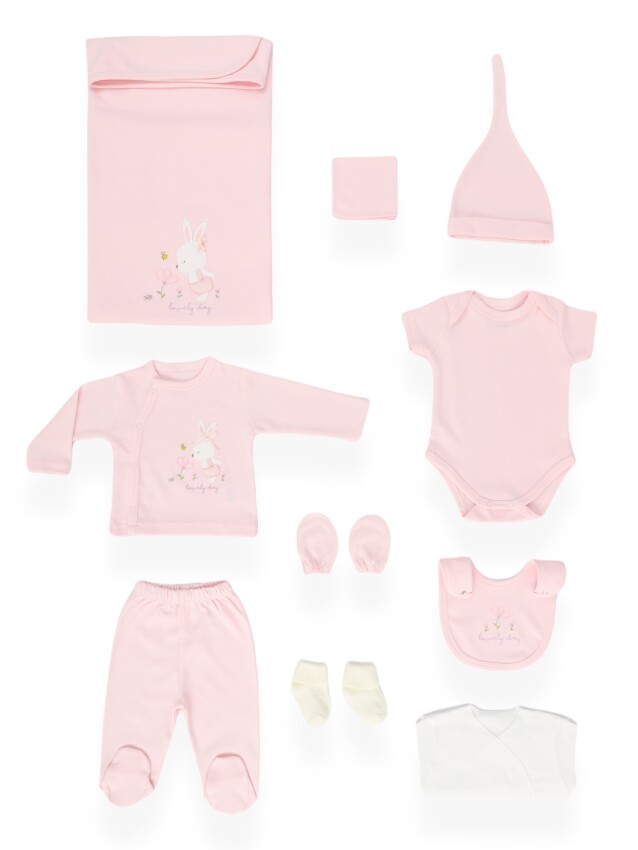 Wholesale Unisex Baby 10-Piece Newborn Set 0-3M Bebitof 2020-10076 - 2