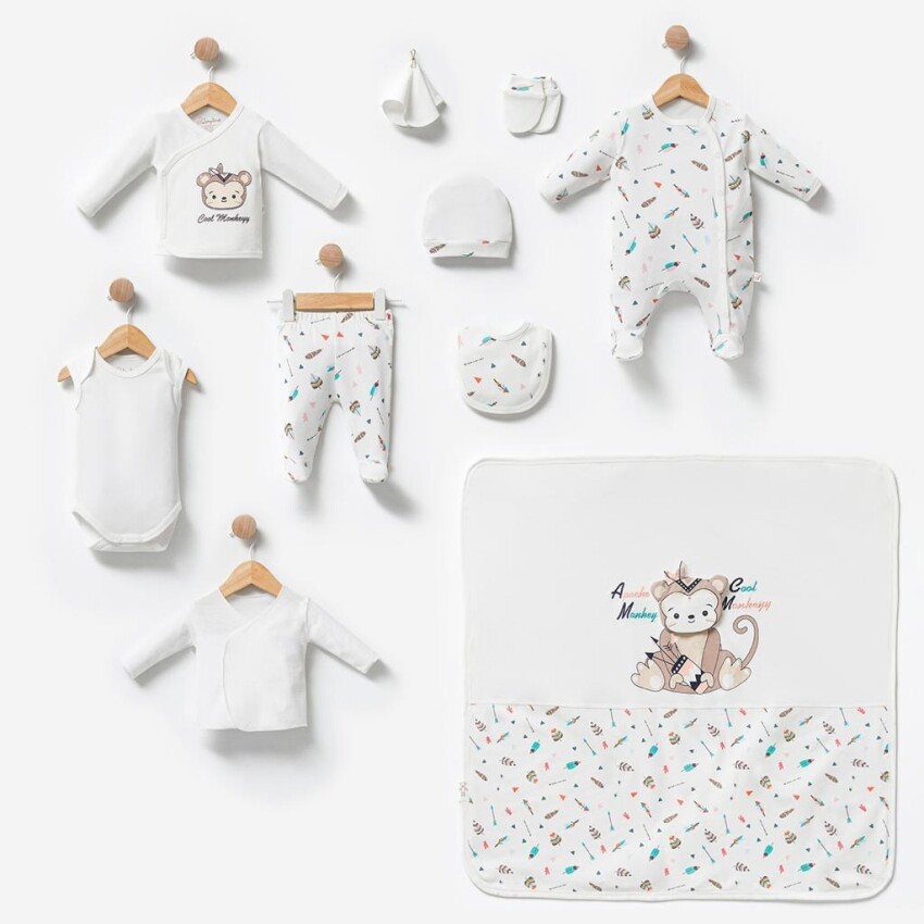 Wholesale Unisex Baby 10-Piece Newborn Set 0M Babyline 2015-BBLN-9570 - 1