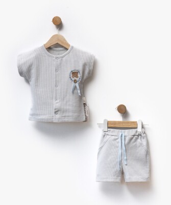 Wholesale Unisex Baby 2 Pcs Shorts and Tshirt Set 6-36M Flexi Baby 2063-217625 - Flexi Baby