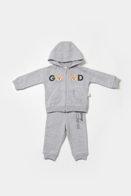 Wholesale Unisex Baby 2-Piece Cardigan and Pants Set 3-24M 100% Organic Cotton Cosy 2022-CSY8004 - Baby Cosy
