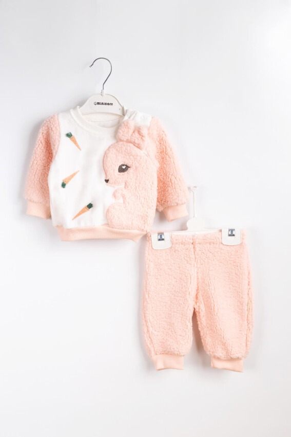 Wholesale Unisex Baby 2-Piece Sweatshirt and Pants Set 3-12M Minicorn 2018-2326 - 3