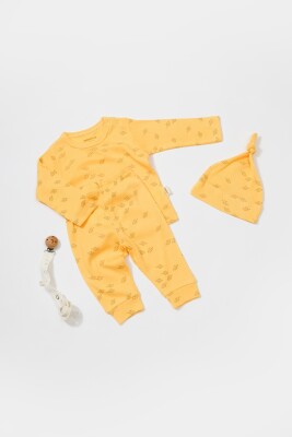 Wholesale Unisex Baby 3-Piece Body, Pants and Beanie Set 3-24M Baby Cosy 2022-CSYM25502 - Baby Cosy