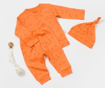 Wholesale Unisex Baby 3-Piece Body, Pants and Beanie Set 3-24M Baby Cosy 2022-CSYM25505 - Baby Cosy