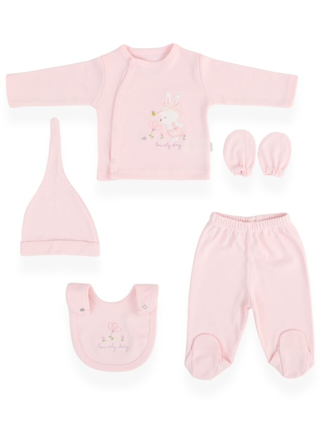 Wholesale Unisex Baby 5-Piece Newborn Set 0-3M Bebitof 2020-20076 - 2