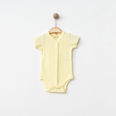 Wholesale Unisex Baby Camisole Body 0-3 3-6 M Vina baby 2042-005 Yellow
