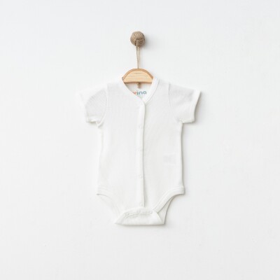 Wholesale Unisex Baby Camisole Body 0-3 3-6 M Vina baby 2042-005 Ecru