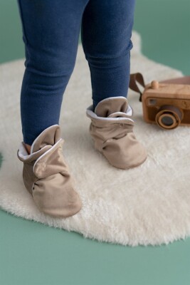 Wholesale Unisex Baby Home Slipshoes 16-25EU Firststep 2058-F-870 Mink