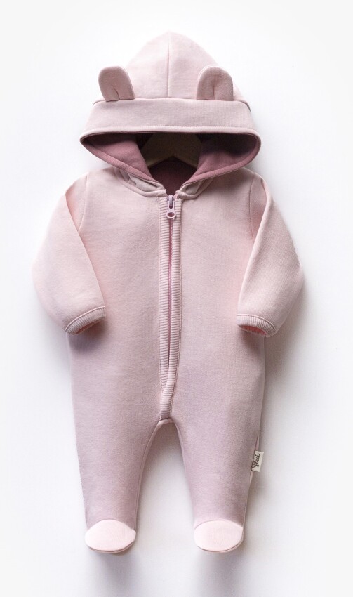 Wholesale Unisex Baby Hooded Jumpsuit 0-6M Flexi Baby 2063-252354 - 2