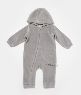 Wholesale Unisex Baby Hooded Velvet Rompers 3-24M Baby Cosy 2022-CSYK6046 - BabyCosy