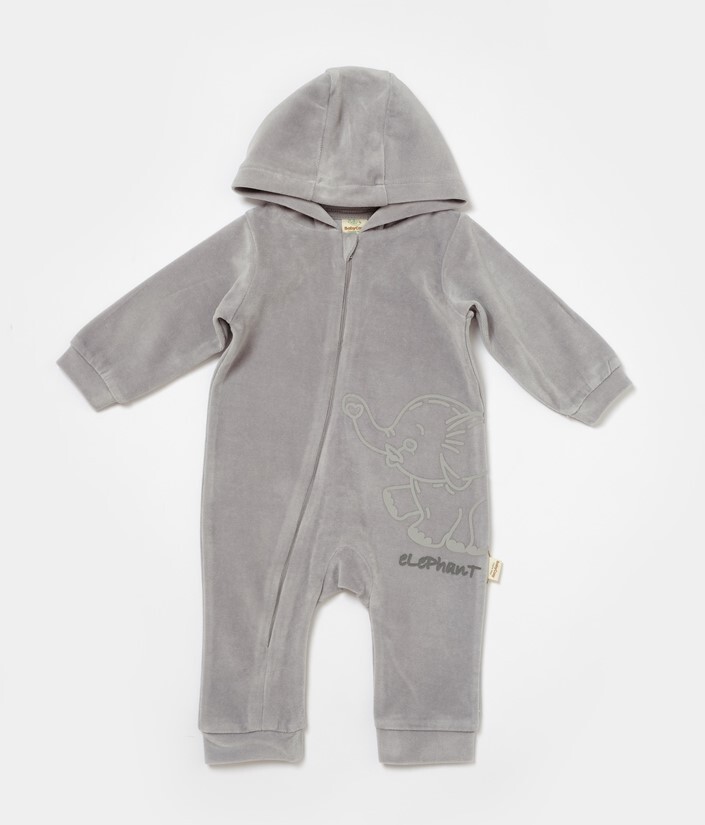 Wholesale Unisex Baby Hooded Velvet Rompers 3-24M Baby Cosy 2022-CSYK6046 - 1