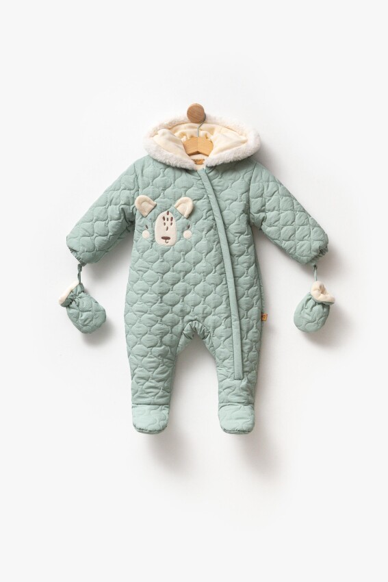 Wholesale Unisex Baby Jumpsuit Coat and Gloves Set 0-12M Babyline 2015-24-210 - 3