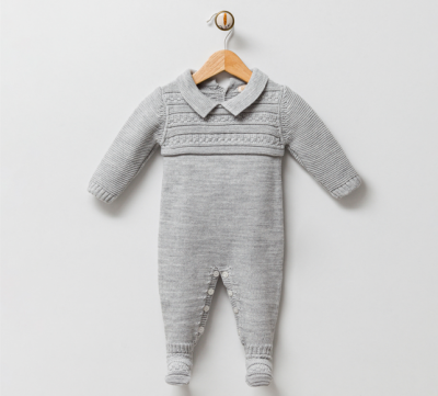 Wholesale Unisex Baby Knitwear Rompers 0-6M Milarda 2001-3017 - 1